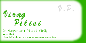 virag pilisi business card
